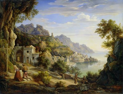 At the Gulf of Salerno by Joachim Faber